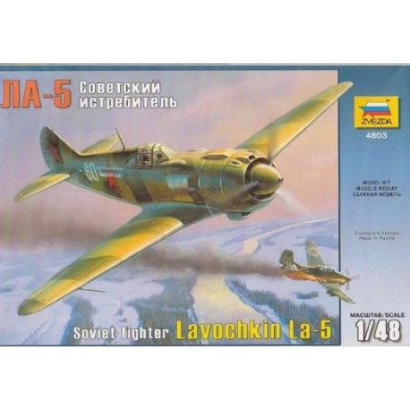 ZVEZDA 1/48 Soviet Fighter Lavochkin La-5 貨號ZD4803