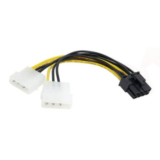 SA-137 顯卡供電線 雙大4PIN電源轉8PIN顯示卡電源 ATX POWER 雙4PIN轉8PIN 雙4P轉8P電源