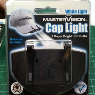 伊凱文戶外 MASTER VISION 帽夾式LED燈 白光 三燈 A0010