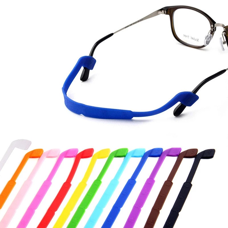 優質矽膠彈性防滑眼鏡架錶帶 / 兒童和太陽鏡固定繩 / 成人 / 耐用眼鏡帶, 適合運動, 閱讀 / 中性眼鏡繩掛繩