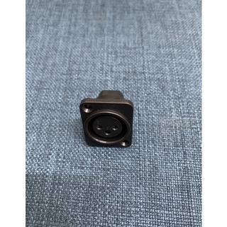 台灣現貨24h出貨 塑膠卡農母座 三芯XLR卡農面板插座 麥克風三芯插座 調音台插座 CANON頭母座