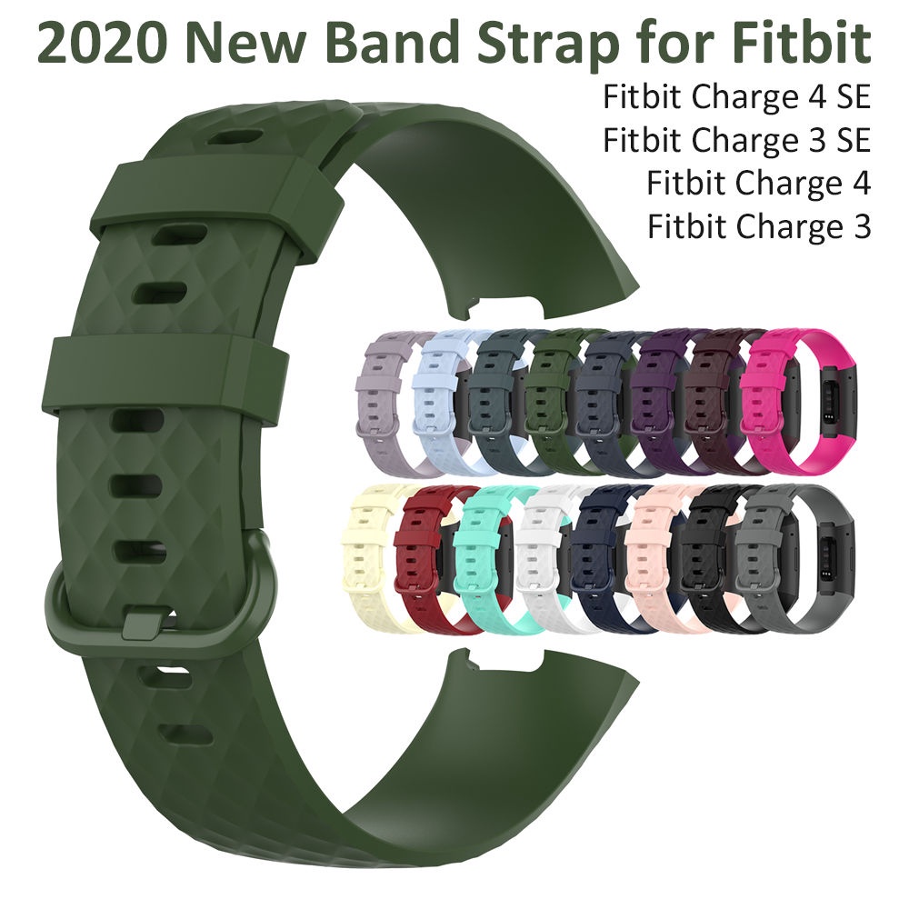 Fitbit Charge 4 運動手錶錶帶防水腕帶的錶帶更換, 適用於 Fitbit Charge 3 / 3 Se