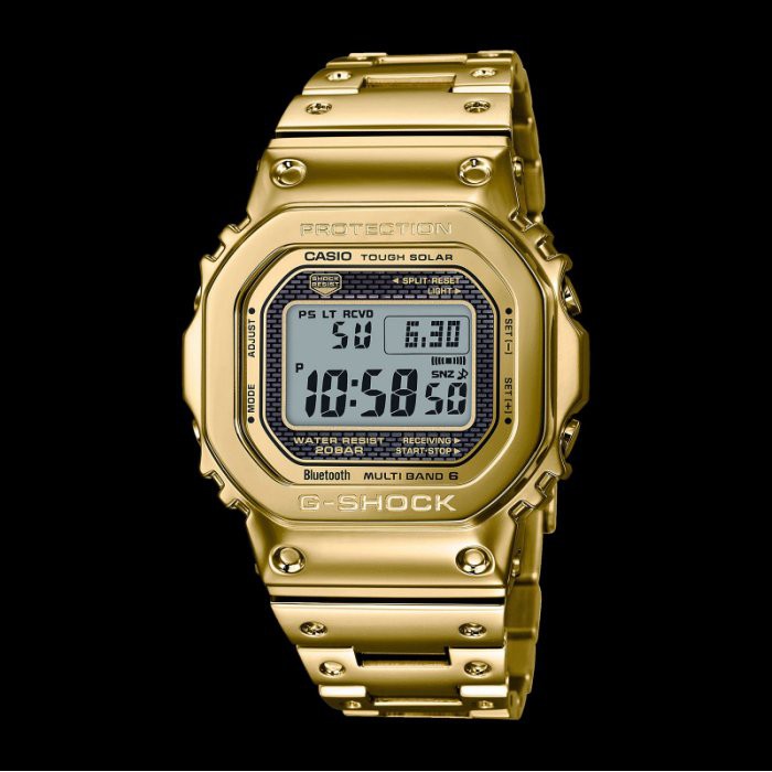 CASIO G-SHOCK 35周年紀念錶 GMW-B5000TFG 金色