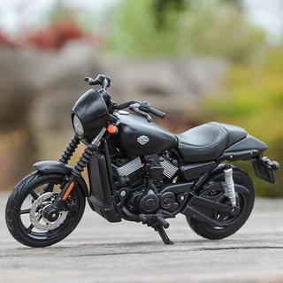 美馳圖Maisto 1:18 哈雷 2015 Street 750 靜態合金塑料壓鑄摩托車模型收藏玩具