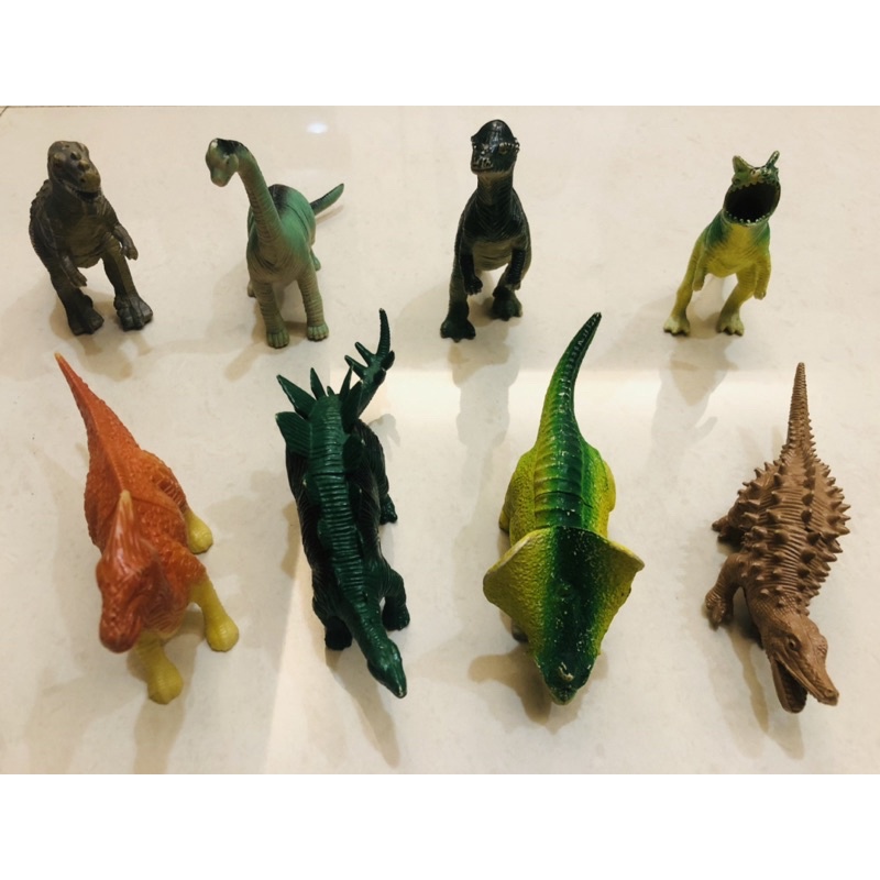二手玩具出清 8種恐龍模型玩具 保存良好