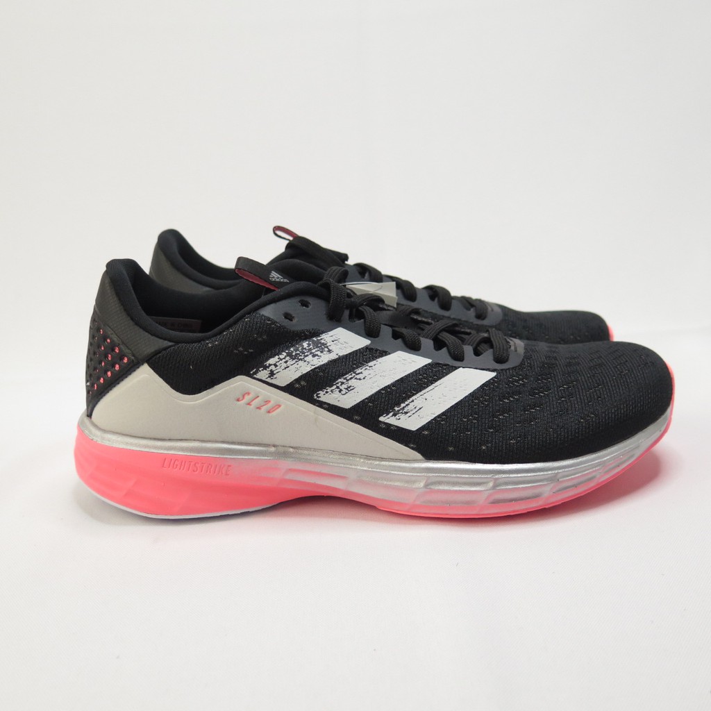 ADIDAS SL20 W 女款慢跑鞋刷漆設計EG2054 黑X螢光粉【iSport愛運動】 | 蝦皮購物