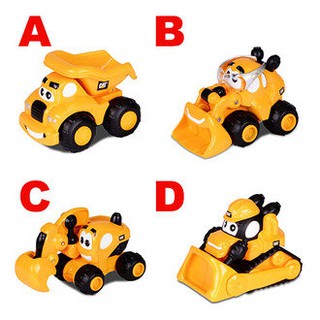 竹北kiwi玩具屋 CAT 3吋混裝造型工程車(4款可選) 砂石車/挖土機/推土機/小山貓 02200903