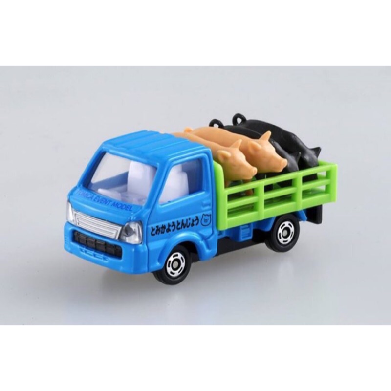 TOMY TOMICA 日版 大阪 東京 博覽會 會場 NO.04 4 豬車 豬 家畜 豬仔 運搬車 搬運車 貨車 卡車