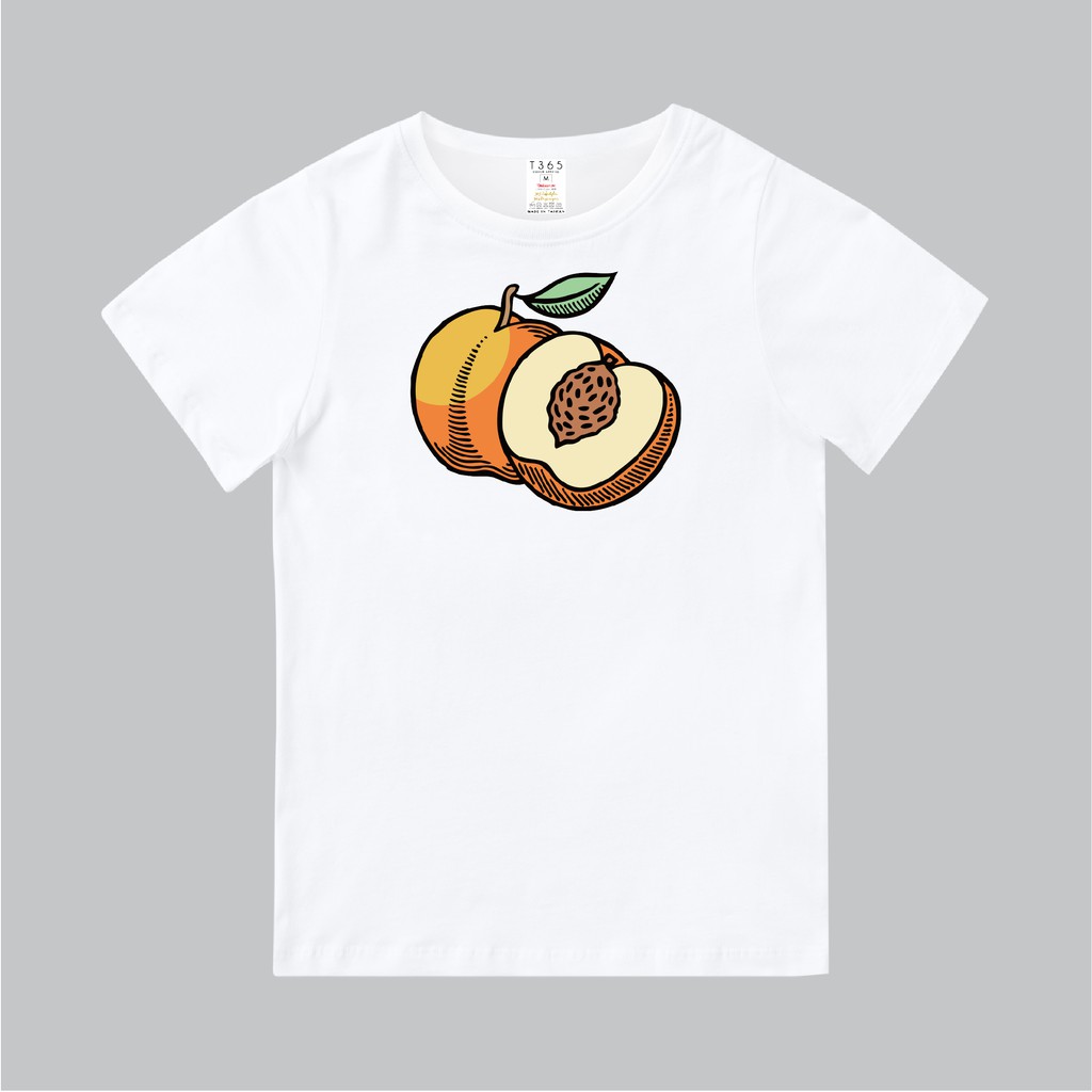 T365 MIT 親子裝 T恤 童裝 情侶裝 T-shirt 短T 水果 FRUIT 杏桃 Apricot