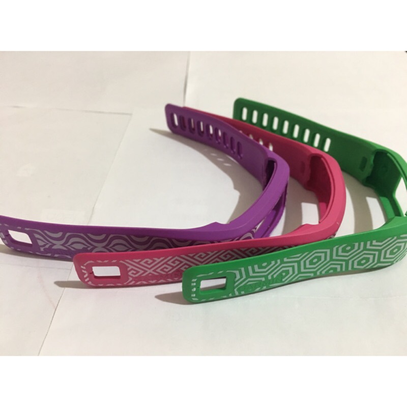 Garmin vivofit 1代錶帶（無錶扣無錶扣環）綠/桃紅/紫色S號ㄧ條200元