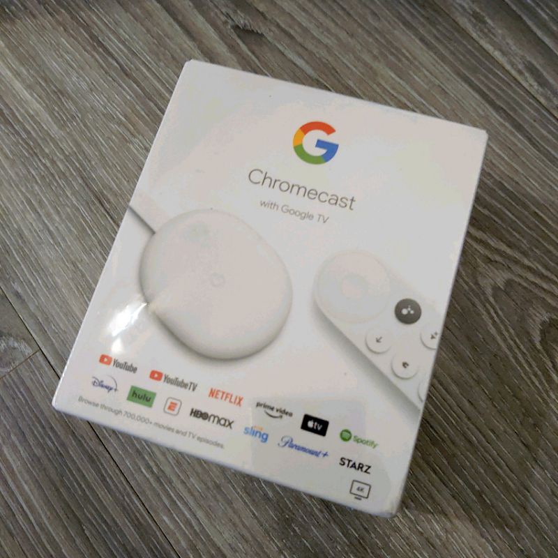 24小時內發貨 Chromecast with Google TV 4代 4K高畫質版本