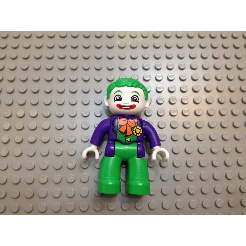 【點點小豆】lego 樂高積木 DUPLO 得寶 蝙蝠俠 綠色 小丑 人偶 一個 如圖！