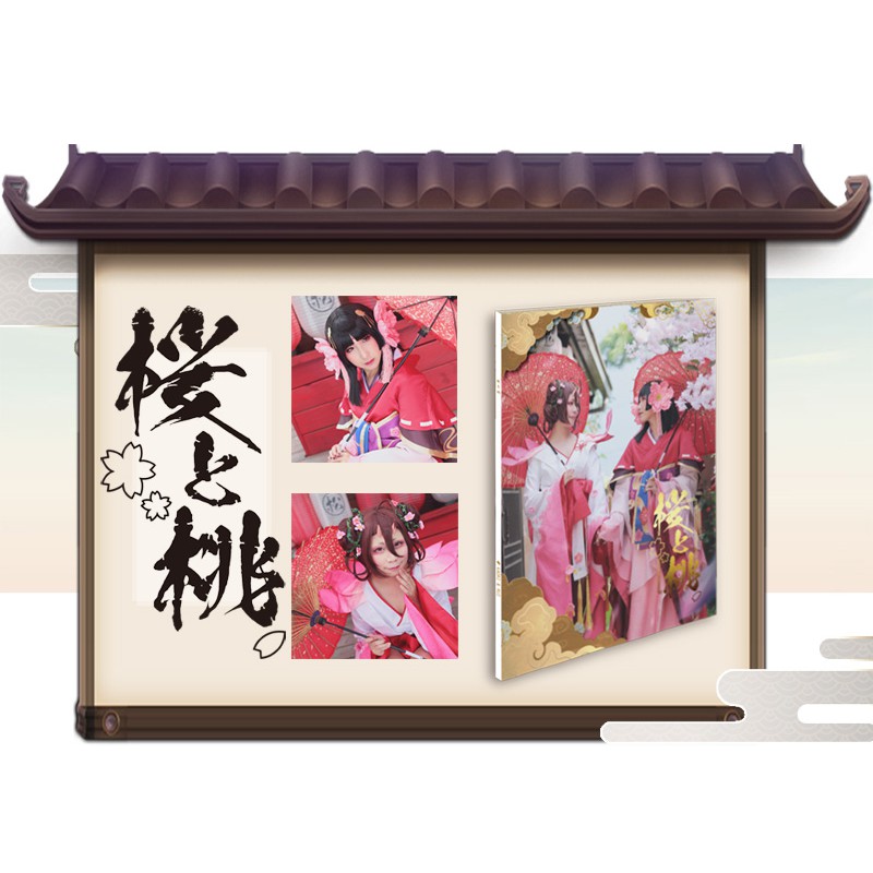 「桜と桃」櫻與桃 陰陽師 Cosplay Cos寫真書 土星人小香&瑠依