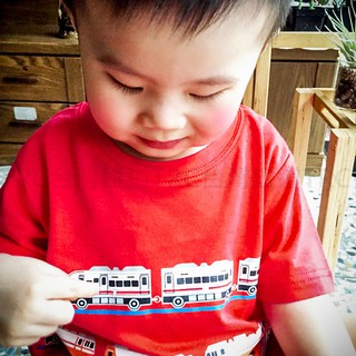 台灣火車系列 短袖T恤 親子童裝 T-shirt 100%棉 台灣製造 獨家設計 兩款四色 TR台灣鐵道