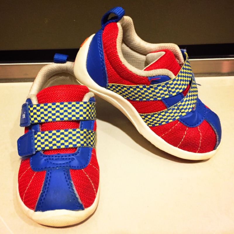[二手]Combi機能鞋-微風暖洋(紅藍)👣14.5cm