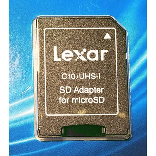 原廠Lexar/Sandisk microSD轉SD轉接卡(小轉大)