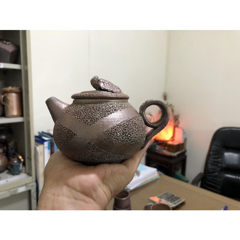 柴燒冰煙造型手作茶壺