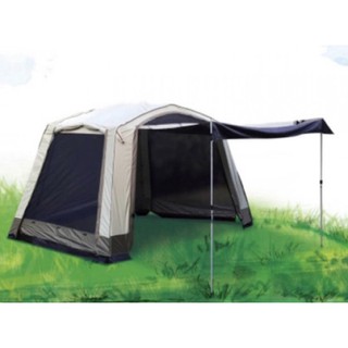 自取價-使用過一次Turbo Tent Veranda 320客廳帳-白色