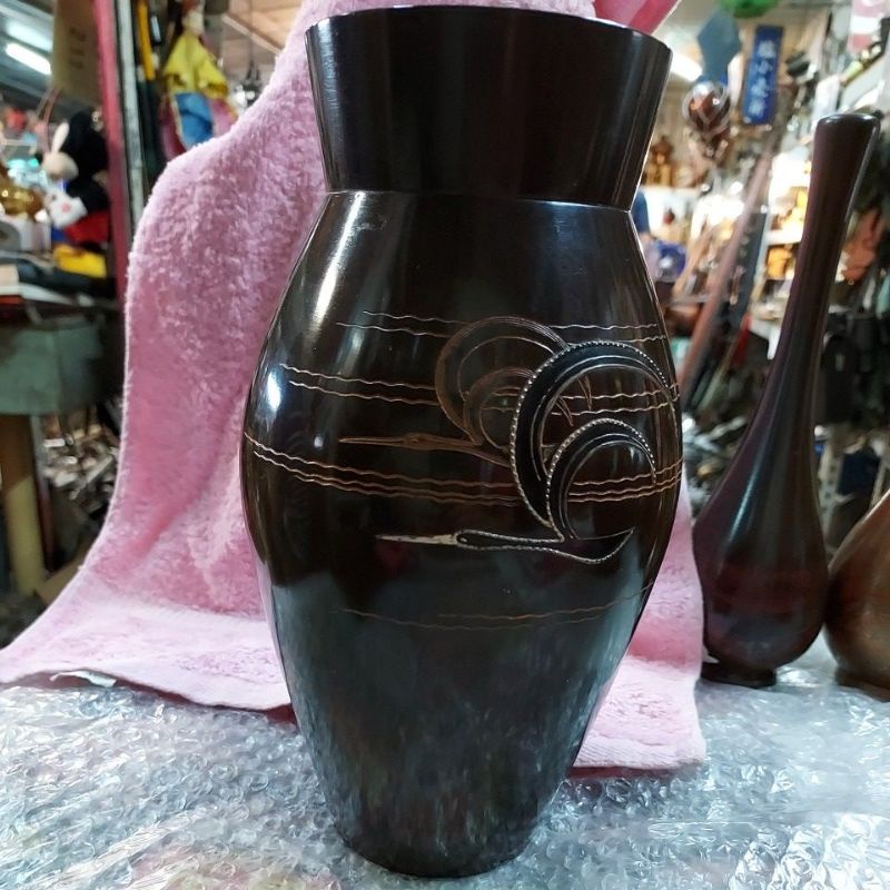 銅器類 日本銅花瓶（收藏品）