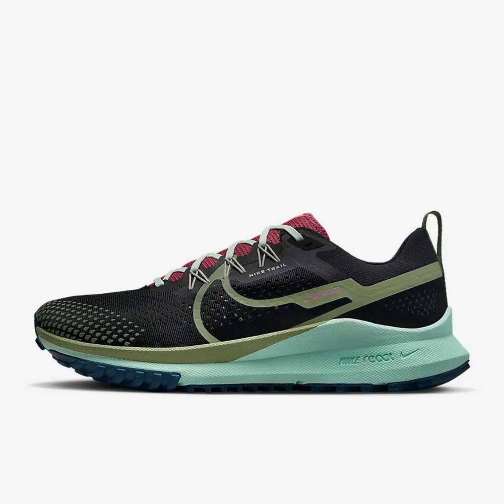 NIKE 慢跑鞋 運動鞋 REACT PEGASUS TRAIL 4 男 DJ6158004 黑綠 現貨 廠商直送