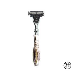 GOODFORIT / Frank Shaving Elegancy Mach3 Razor流線造型刮鬍刀-灰波紋