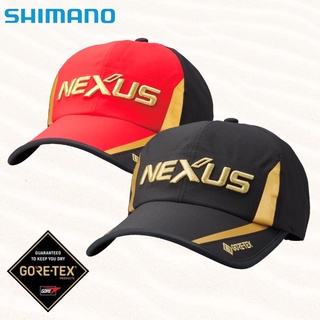 中壢鴻海釣具《SHIMANO》 CA-101V NENEXUS GORE-TEX 黑色/紅色防水釣魚帽
