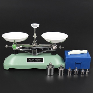 200g Lab Table Balance 托盤架機械秤, 帶有精密校準砝碼設置刻度教育設備