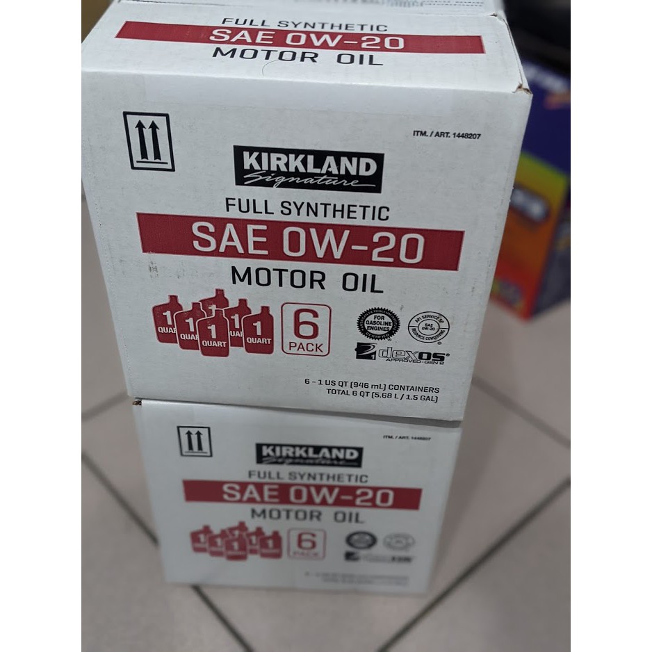 Costco Kirkland Signature Full Synthetic Motor Oil 0W20 5W30 Costco