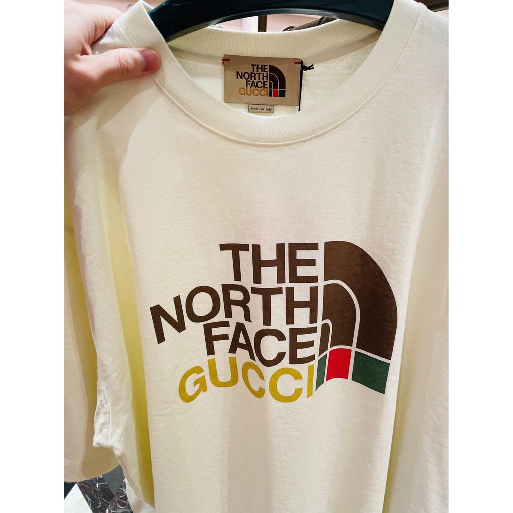 The North Face x Gucci oversize T-shirt 北臉