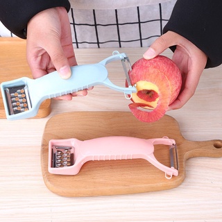1 件塑膠雙頭削皮器廚房多功能刨絲器家居用品