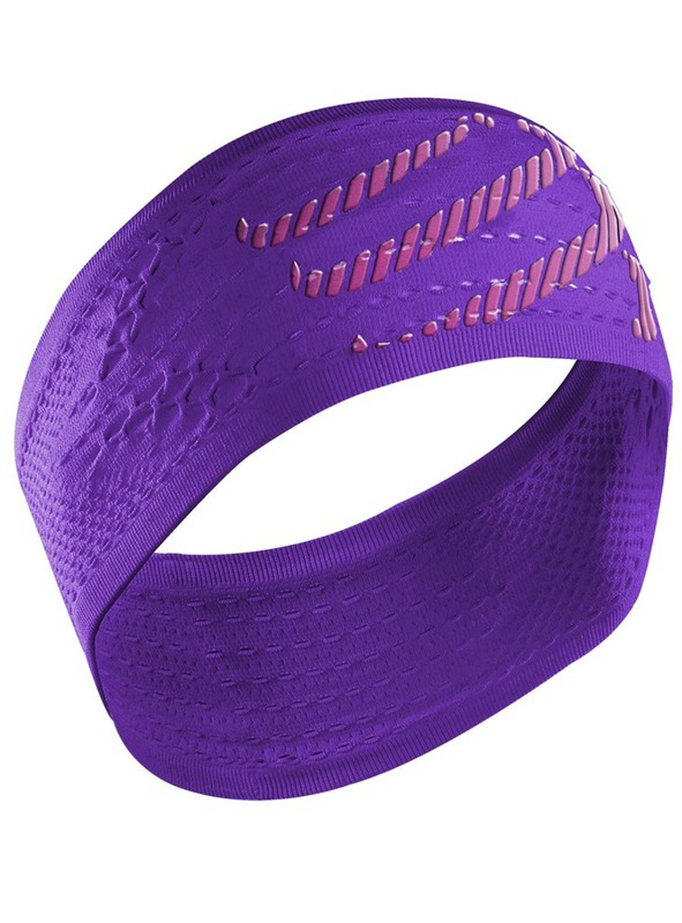 [胖虎單車] 瑞士 Compressport ON/OFF Headband 運動吸汗頭巾 頭帶 (紫)