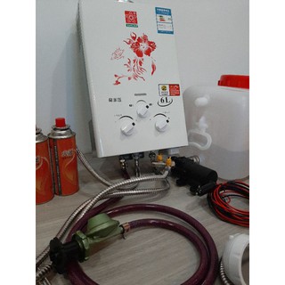 熱水器 套房熱水器 露營熱水器 桶裝瓦斯熱水器 迷你熱水器 露營車用熱水器 攜帶熱水器 露營洗澡 7L瓦斯熱水器露營洗澡