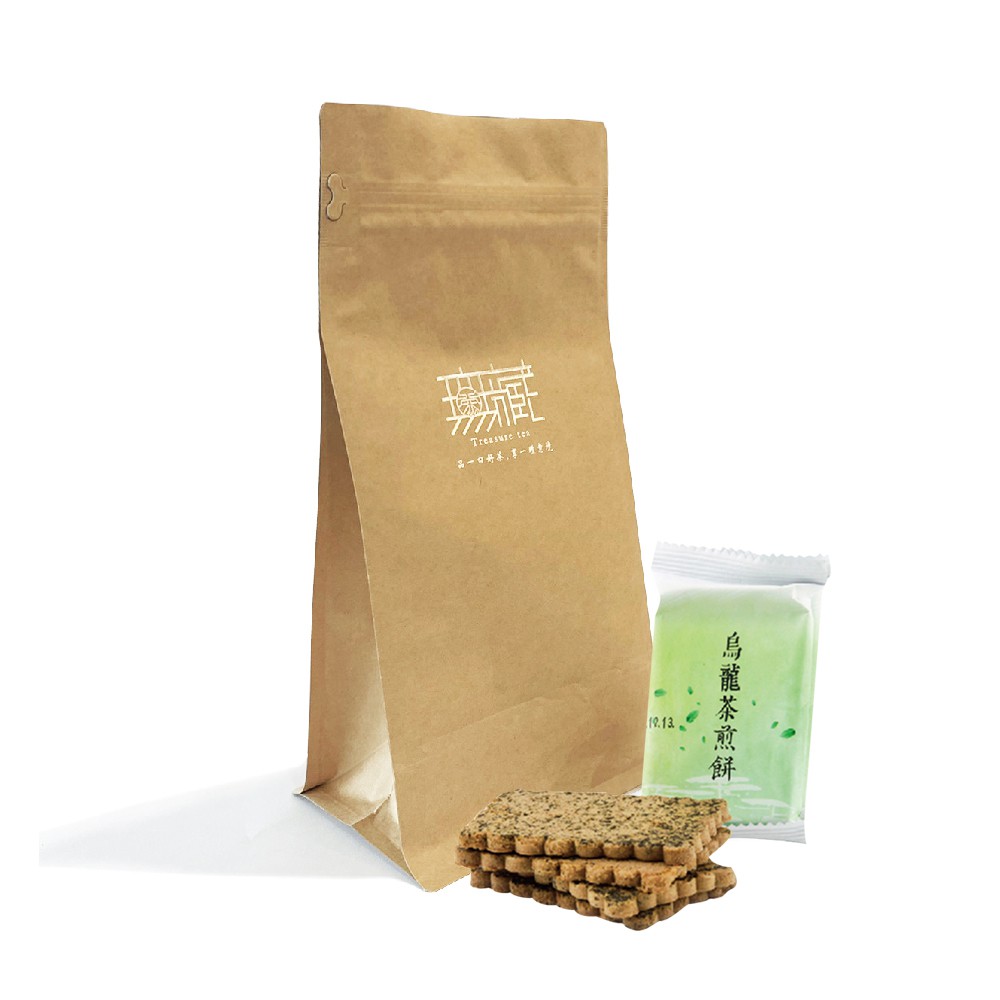 無藏【茶食光光】減糖茶點—玉山焦糖烏龍茶煎餅(24入袋裝)