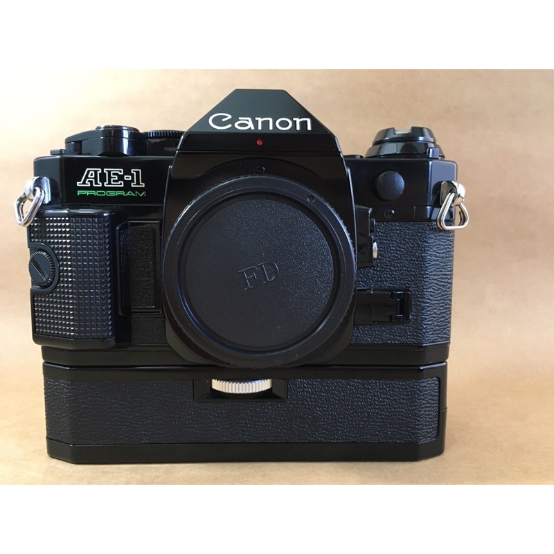 Canon AE-1 Program 含捲片馬達（贈送全新電池）+ Canon FL 50mm f1.8