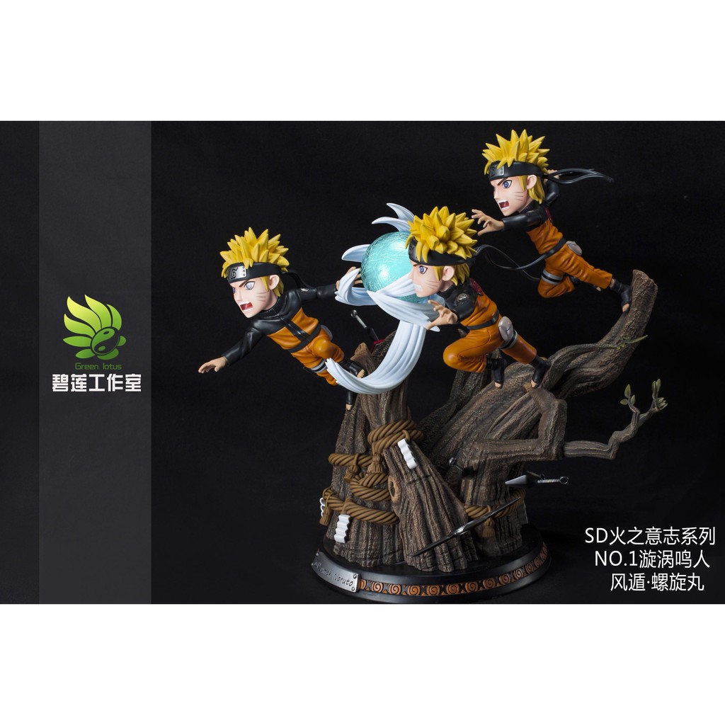 新品熱銷 五十五 火影忍者gk 碧蓮漩渦鳴人 風遁 螺旋丸t社sd手辦 蝦皮購物