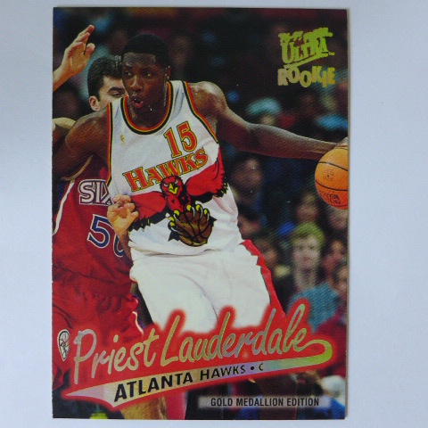 ~ Priest Lauderdale ~RC.NBA球星/勞德代爾 1997年Ultra.金版新人卡