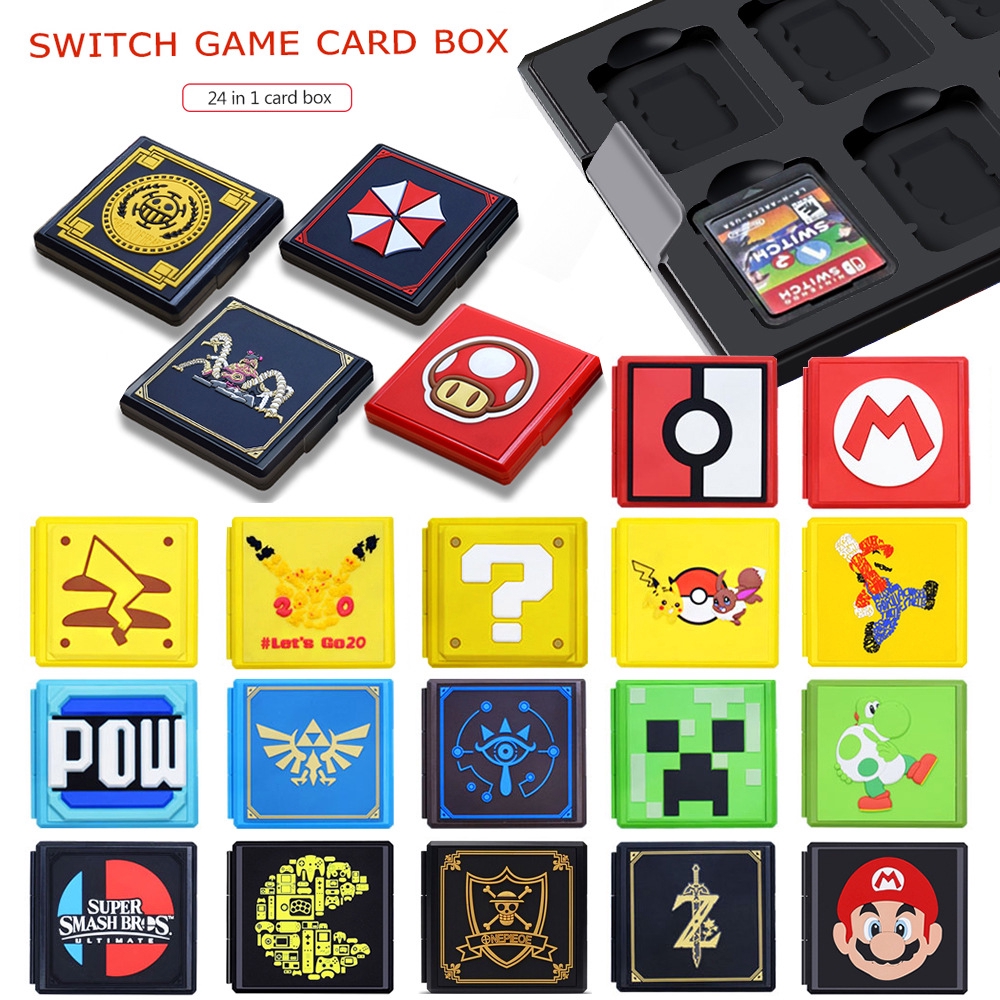 【全新現貨】switch 薩爾達遊戲卡帶盒 任天堂遊戲卡帶盒 NS卡帶收納盒 NS卡盒 馬力歐 漆彈大作戰