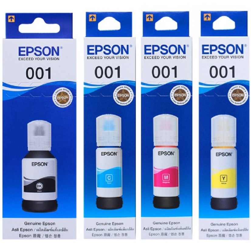 原廠EPSON ＃001 T03Y防水墨水瓶 L4160 四色可供選擇