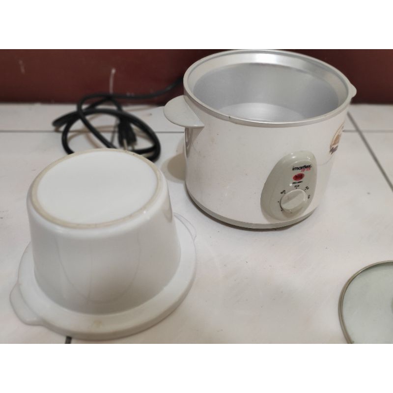全新現貨-Imarflex伊瑪 陶瓷燉鍋 燉雞湯外鍋2公升，陶鍋1.5公升