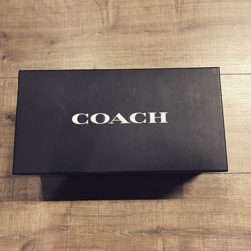 COACH 專櫃 原廠鞋盒 紙盒 純黑 美國購入 保存完好 8.5號