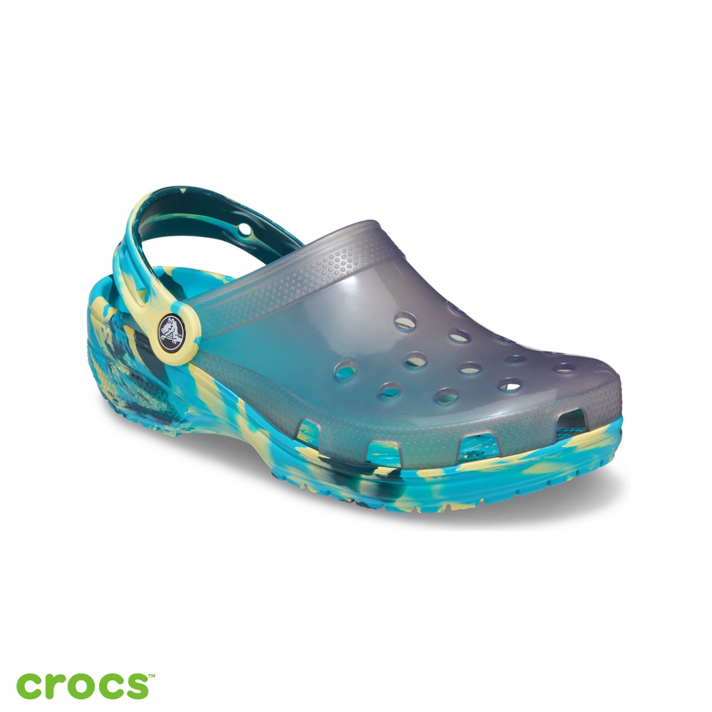 Crocs 卡駱馳(中性鞋)-半透明大理石印花經典克駱格-207407-0C4