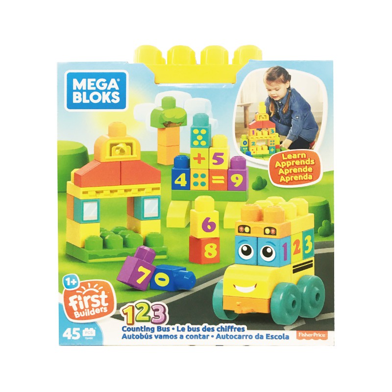 Mega Bloks美高積木 123學習巴士組 ToysRUs玩具反斗城