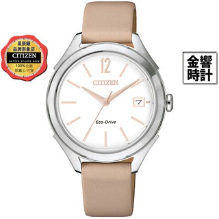 citizen 星辰錶 fe6141-19a,公司貨,光動能,時尚女錶,日期顯示,日常生活防水,強化玻璃鏡面,j810