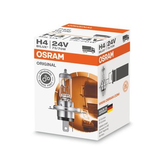【輝旺汽車精品百貨】 OSRAM 歐司朗 H4 / H1 24V燈泡 總代理 原廠公司貨 德國製 大貨車 卡車 專用