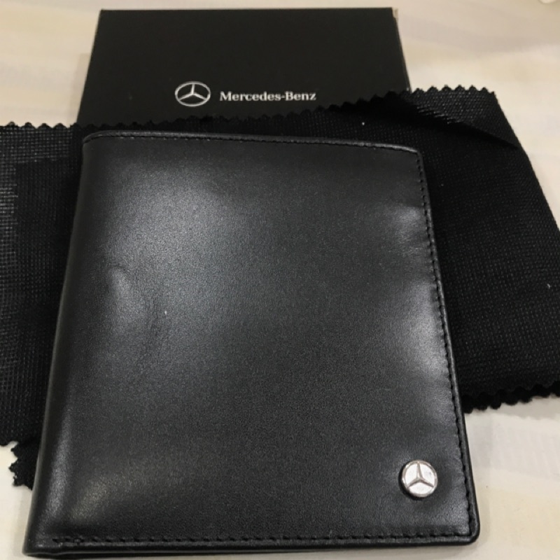Mercedes-Benz  賓士 原廠 小牛皮 皮夾 錢包 信用卡夾 男用