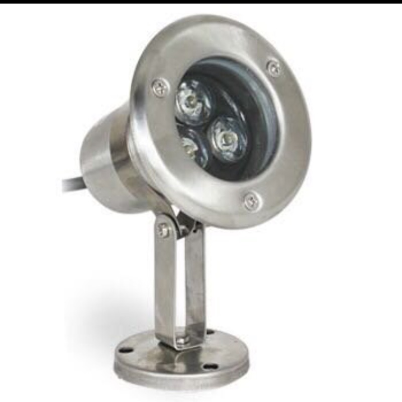 Led水中燈水底燈噴泉燈304不銹鋼戶外防水燈12v電壓可訂購3 24w 蝦皮購物