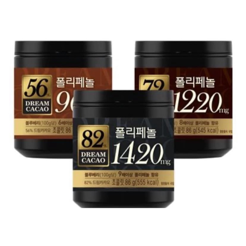 韓國 Dream Cacao 56% /72% / 82%罐裝骰子巧克力