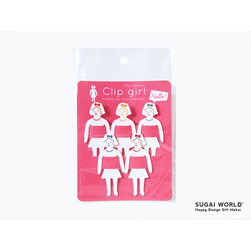 SUGAI WORLD Family Clip/ Girl/ 5入/造型夾 eslite誠品