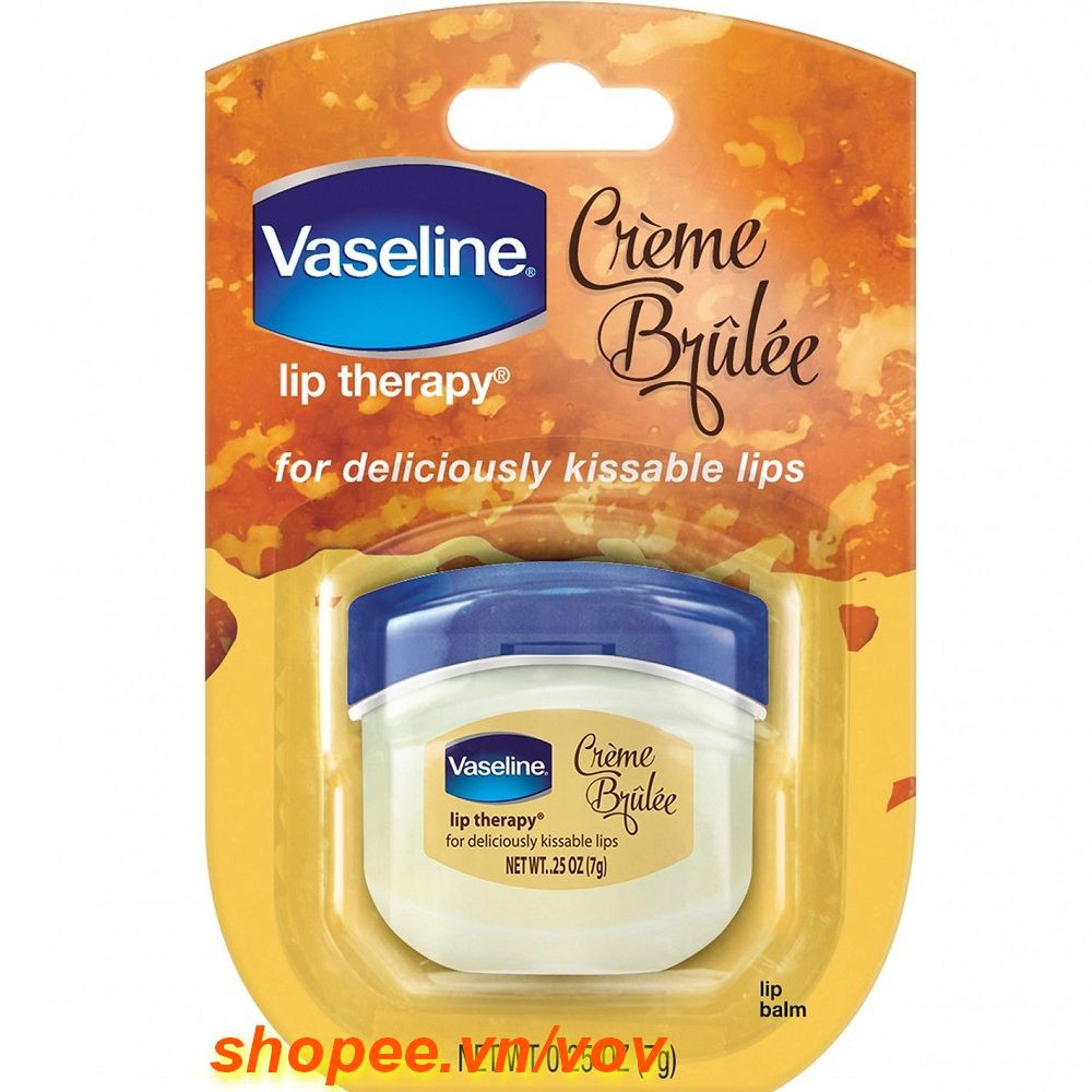 凡士林唇部護理霜 Brulee 無色潤唇膏 7g,Vov 提供和贈送。