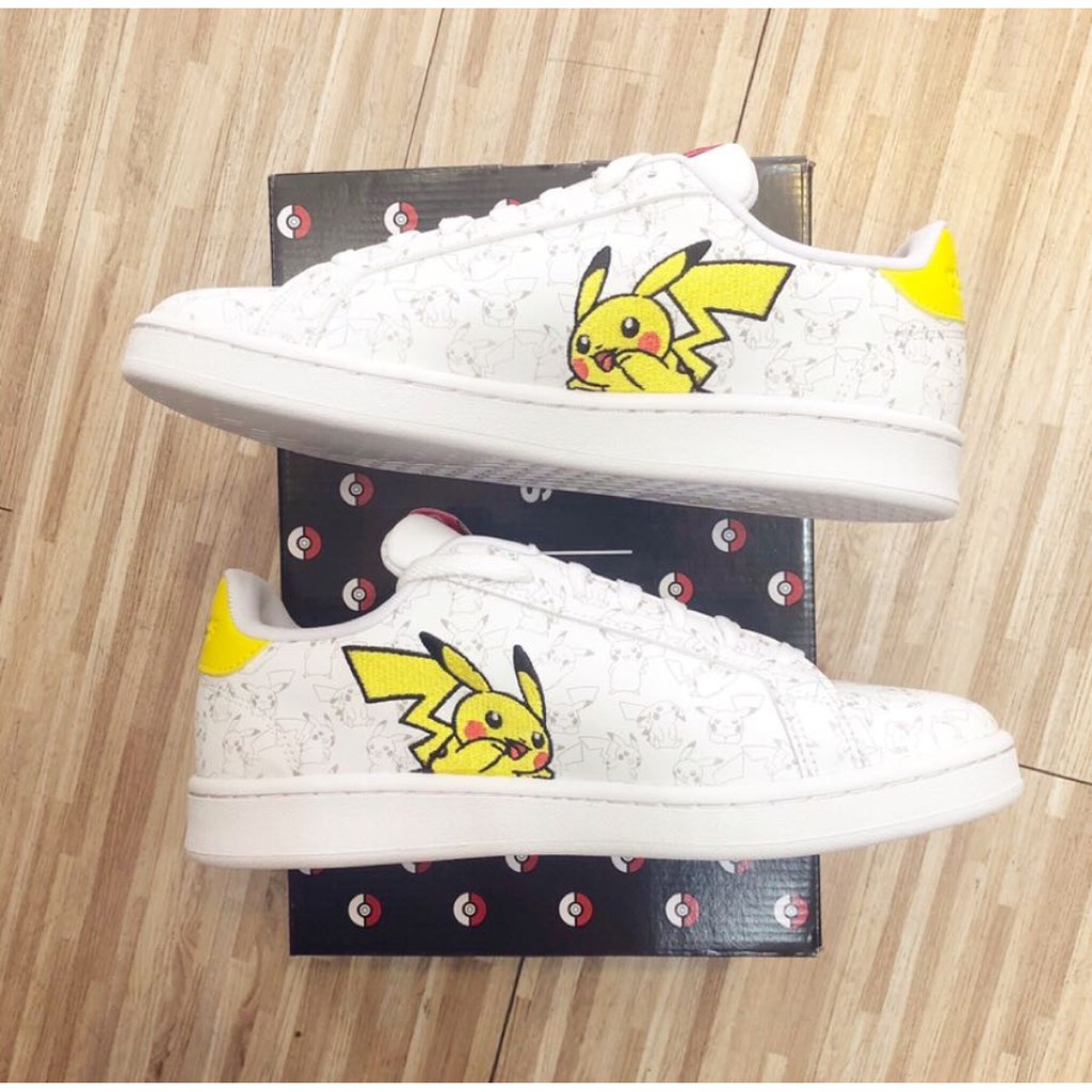 adidas neo x 寶可夢 Pokemon休閒板鞋  男女同款 皮卡丘 FW7265 傑尼龜 FW0086